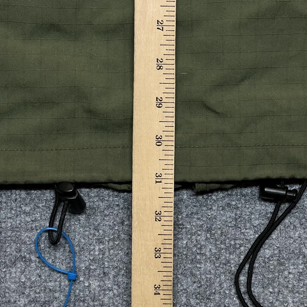 Vintage Levi's All-Duty Jacket Mens M Green Canvas Hooded Parka Workwear 90s